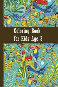 Coloring book for kids age 3