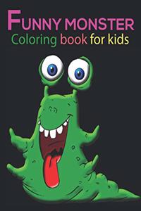 funny monster Coloring Book For Kids