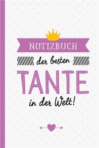 Notizbuch der besten Tante in der Welt