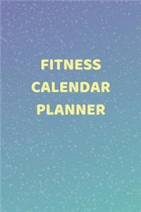 Fitness Calendar Planner - (Workout Calendar 2020, Daily Fitness Log, Workout Activity Log Tracker, Fitness Calendar 2020)