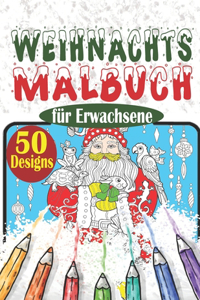 Weihnachtsmalbuch für Erwachsene