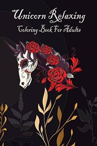 Unicorn Relaxing Coloring Book for Adults