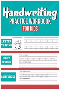 Handwriting Practice Workbook for Kids