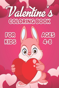 Valentine's Coloring Book for Kids Ages 4-8