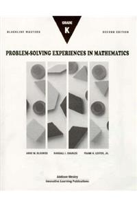 Charles: Problem Solving Exerience in Math, Kindergarten, Blackline Masters