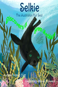 Selkie the Australian Fur Seal Discovers a Green Necklace