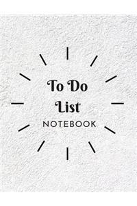 To Do List Notebook