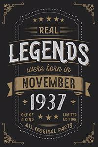 Real Legends were born in November 1937