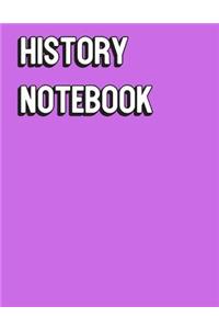 History Notebook
