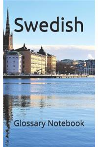 Swedish Glossary Notebook