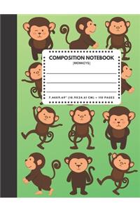 Composition Notebook Monkeys