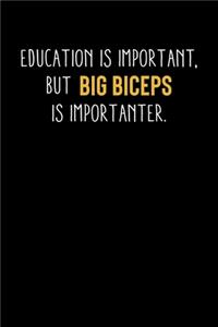 Education Is Important, But Big Biceps Is Importanter