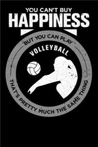 You Can't Buy Happiness But You Can Play Volleyball That's Pretty Much The Same Thing