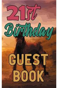 21st Birthday Guest Book
