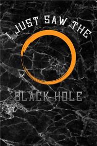 I Just Saw the Black Hole