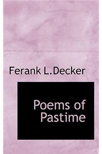 Poems of Pastime