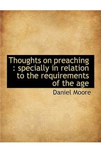 Thoughts on Preaching