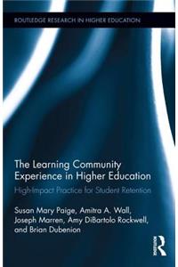 Learning Community Experience in Higher Education