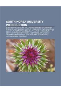 South Korea University Introduction