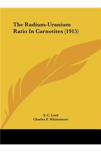 The Radium-Uranium Ratio in Carnotites (1915)