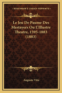 Le Jeu De Paume Des Mestayers Ou L'Illustre Theatre, 1595-1883 (1883)