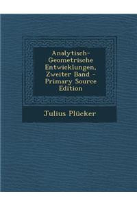 Analytisch-Geometrische Entwicklungen, Zweiter Band