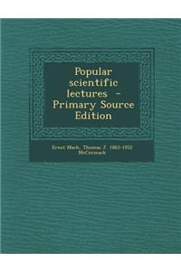 Popular Scientific Lectures