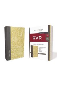 Santa Biblia Reina Valera Revisada (Rvr) Ultrafina, Tela Ocre/Gris