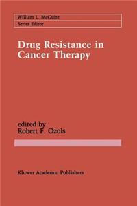 Drug Resistance in Cancer Therapy
