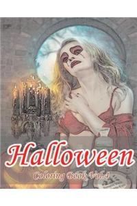 Halloween: Coloring Book Vol.4: Super Fun Fantasy Coloring Books for Kids and Adults