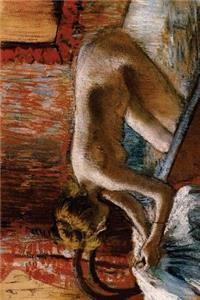 ''Woman Leaving Her Bath'' by Edgar Degas