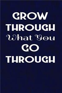 Grow through what you go through