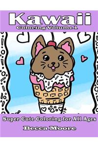 Kawaii Coloring Volume 1