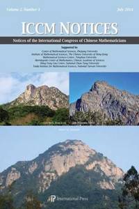 Notices of the International Congress of Chinese Mathematics