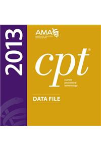 CPT 2013 Data File on CD-ROM Single User ASCII Only