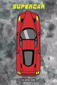 Supercar Coloring Book