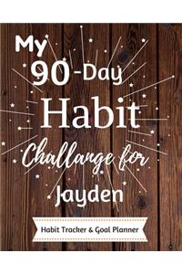My 90-Day Habit Challenge For Jayden Habit Tracker & Goal Planner