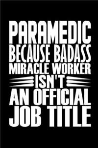 Paramedic Because Badass Miracle Worker Isn't An Official Job Title