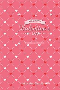 happy valentIne's day beautiful Cute Valentines Notebook Special Gift