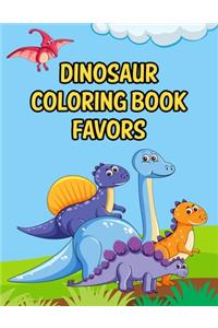 Dinosaur Coloring Book Favors