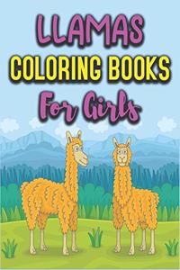 Llamas Coloring Book for Girls