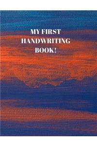 My First Handwriting Book!