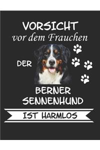 Vorsicht vor dem Frauchen der Berner Sennenhund ist Harmlos