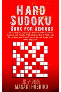 Hard Sudoku Book For Seniors