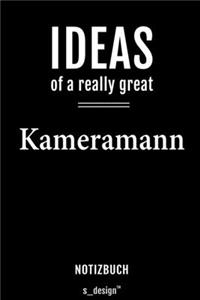 Notizbuch für Kameramänner / Kameramann
