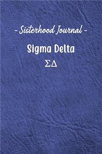 Sisterhood Journal Sigma Delta