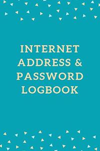 Internet Address & Password Logbook