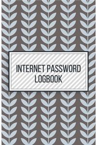 Internet Password Logbook-Small Size Alphabetical Password Notebook Organizer-5.5