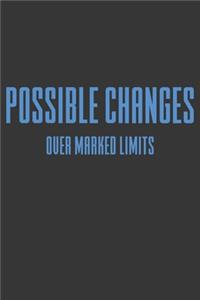 Possible Changes Over Marked Limits Notebook