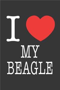 I Heart My Beagle Notebook